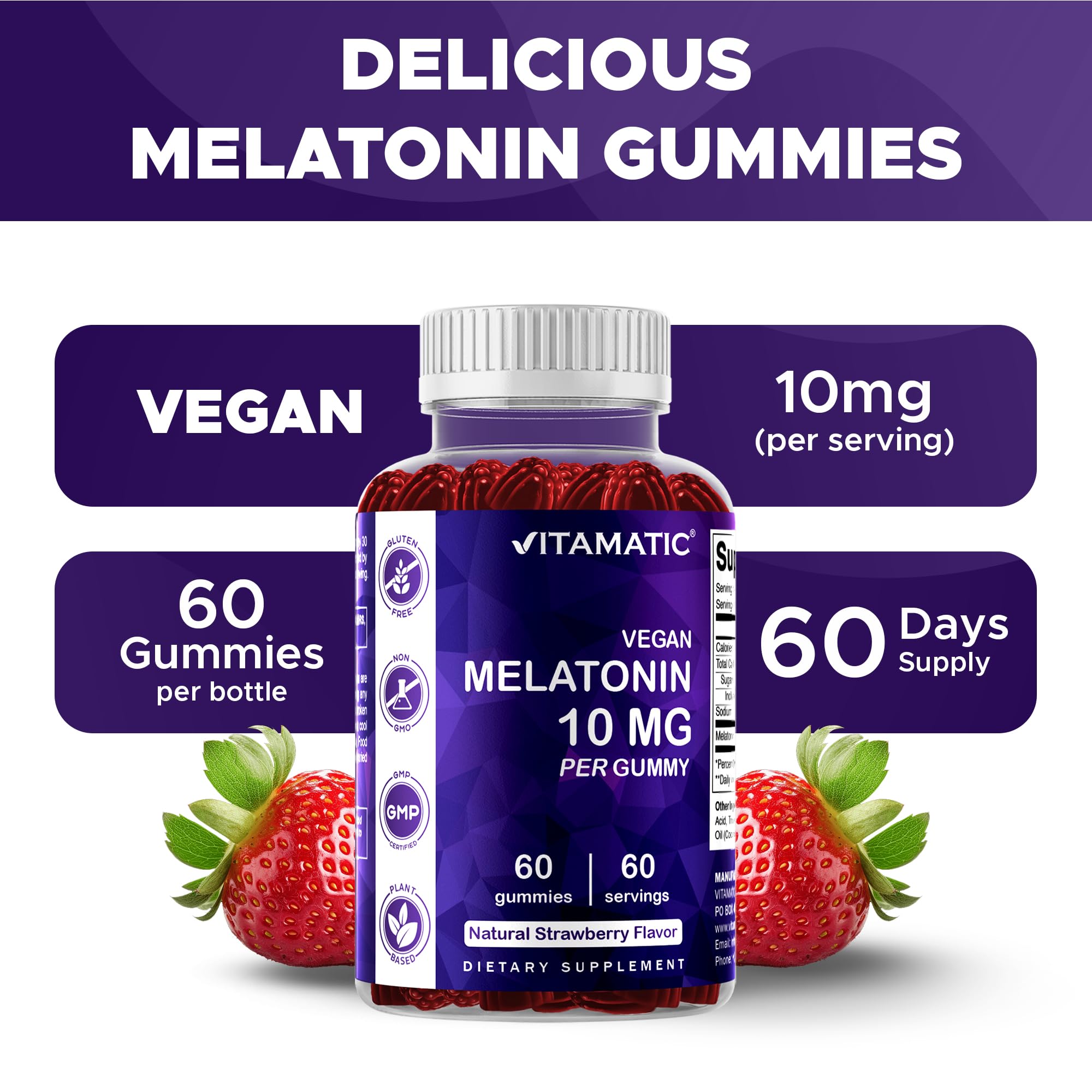 Vitamatic-pack-dos-botes, 120 gomitas, ahorro y conveniencia para la rutina nocturna.