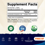Tabletas Vitamatic Probiotico, enfoque en textura y tamaño para consumo cómodo.