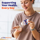 Vitamatic proceso de fabricación GMP y FDA para calidad.