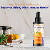 Etiqueta Vitamatic sin azúcar para consumo agradable