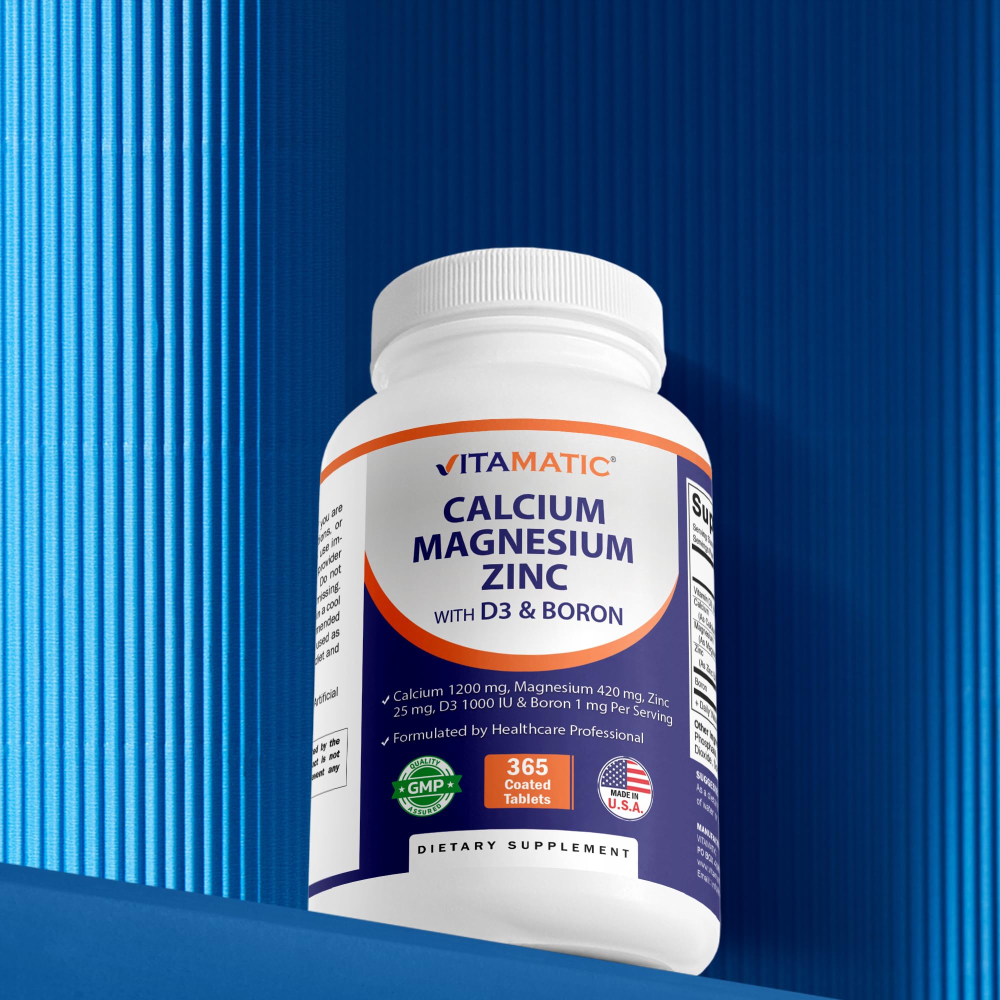 Vitamatic tabletas zinc 25 mg, apoyo a funciones corporales.