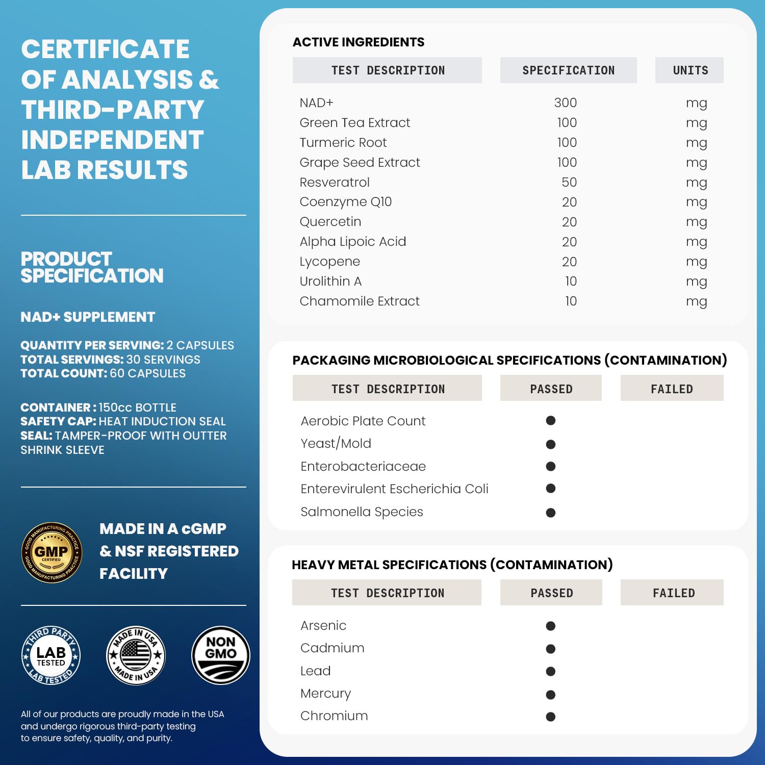 Vitamax ALA, ácido alfa lipoico para defensa antioxidante diaria.