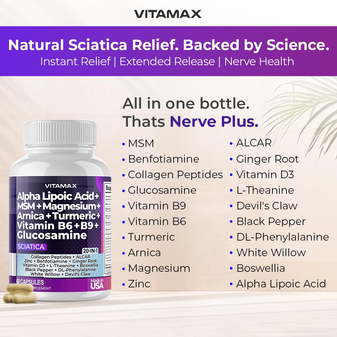 Envase Vitamax de 60 cápsulas para paquete doble