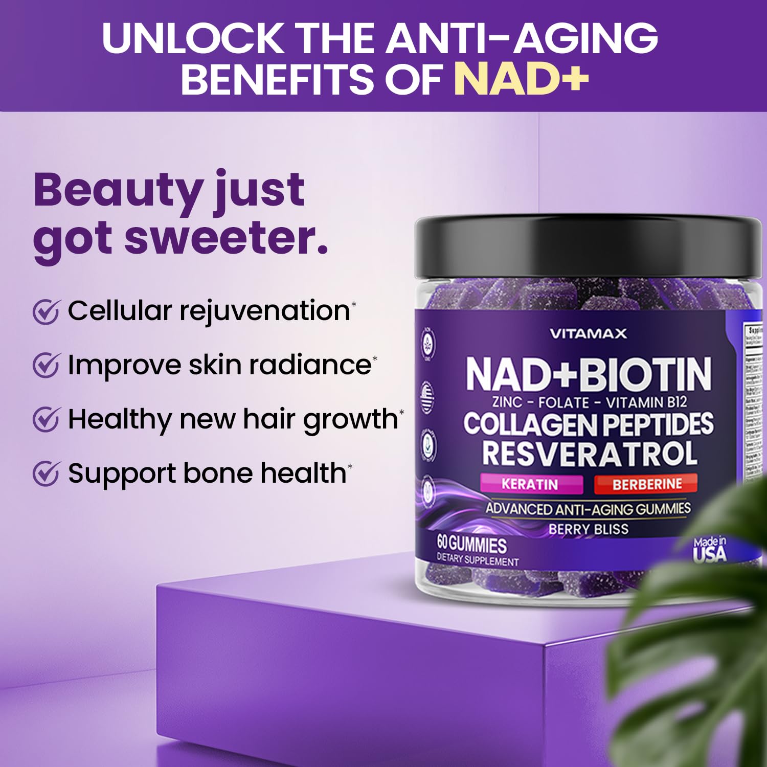 Vitamax hecho en USA con GMP.