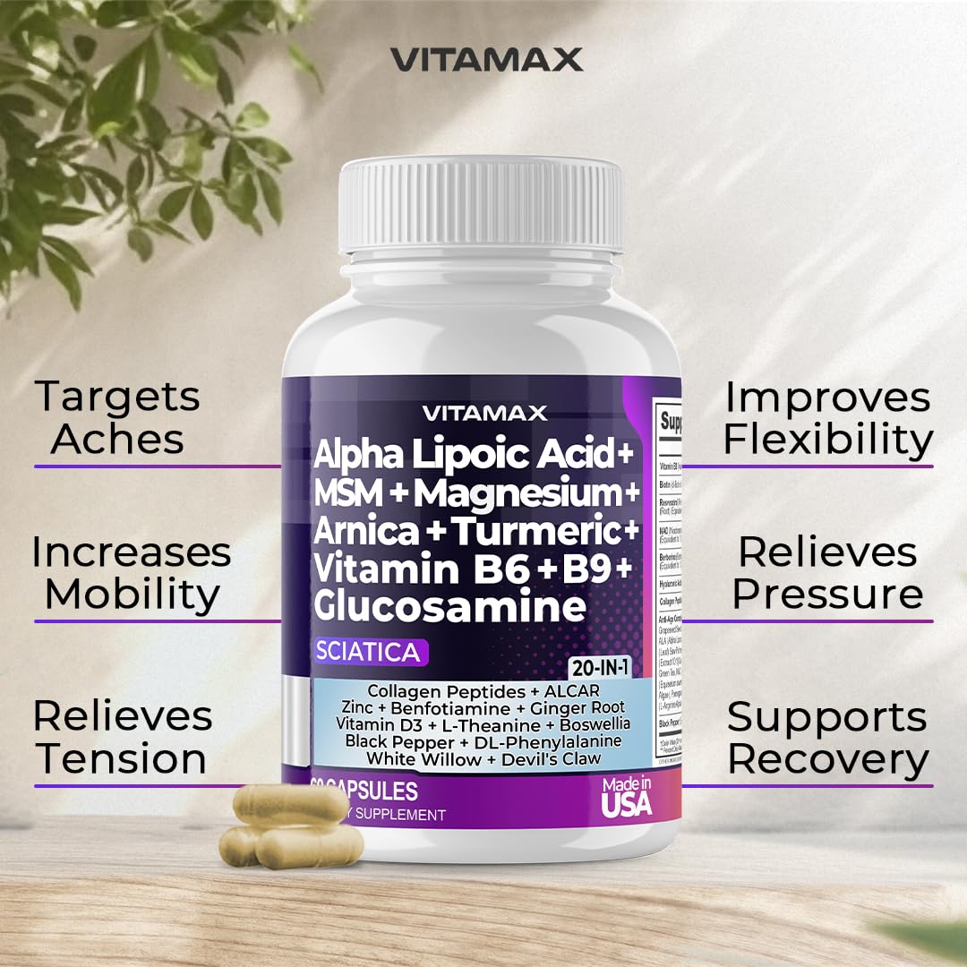 Vitamax ingredientes alfa-lipoico para nervios y bienestar