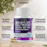 Vitamax ingredientes alfa-lipoico para nervios y bienestar