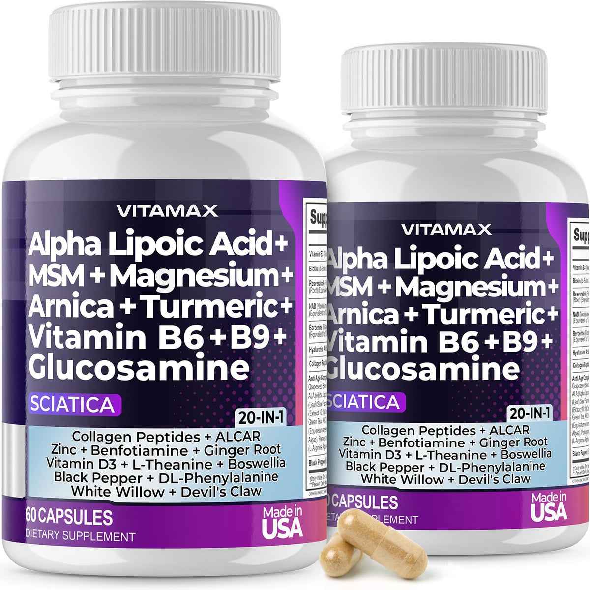 Vitamax Nervo Plus cápsulas para soporte nervioso diario
