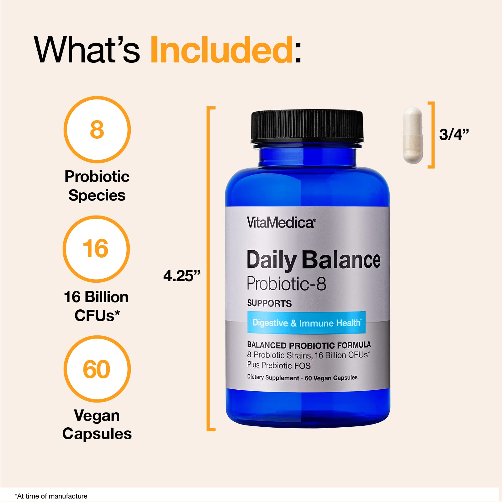 VitaMedica Daily Balance Probiotic-8: salud interna y equilibrio