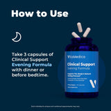 Vitamedica: jornada-regimen-manana-tarde, recordatorios de dosificación para recuperación.