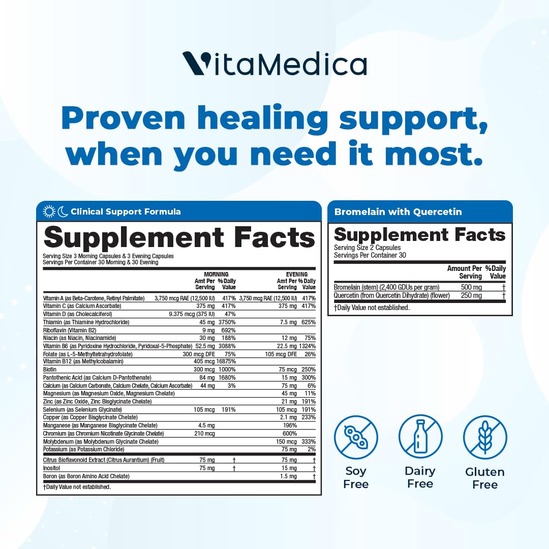 Vitamedica: mano-sosteniendo-capsulas, uso cómodo para la rutina diaria de recuperación.