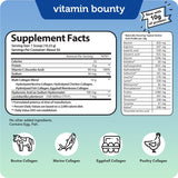 Vitamin Bounty Multi Collagen Peptides, 50 porciones, conveniente para uso diario.