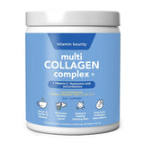Vitamin Bounty Multi Collagen Peptides: bote, porciones diarias para soporte general de piel y articulaciones.