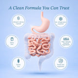 Dos cápsulas de Vitamin Bounty Pro-50 para dosis diaria recomendada.
