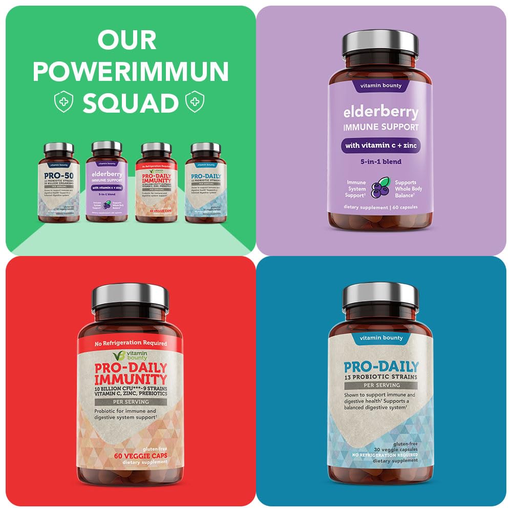 Para hombres y mujeres buscando apoyo digestivo diario con Vitamin Bounty Pro-50.