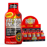 Vitamin Energy Burner+ disparo energia granada acai en botella compacta para energía rápida antes del entrenamiento