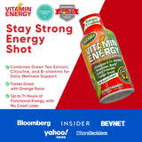 Vitamin Energy cafeína natural 260 mg brindando impulso rápido y alerta.