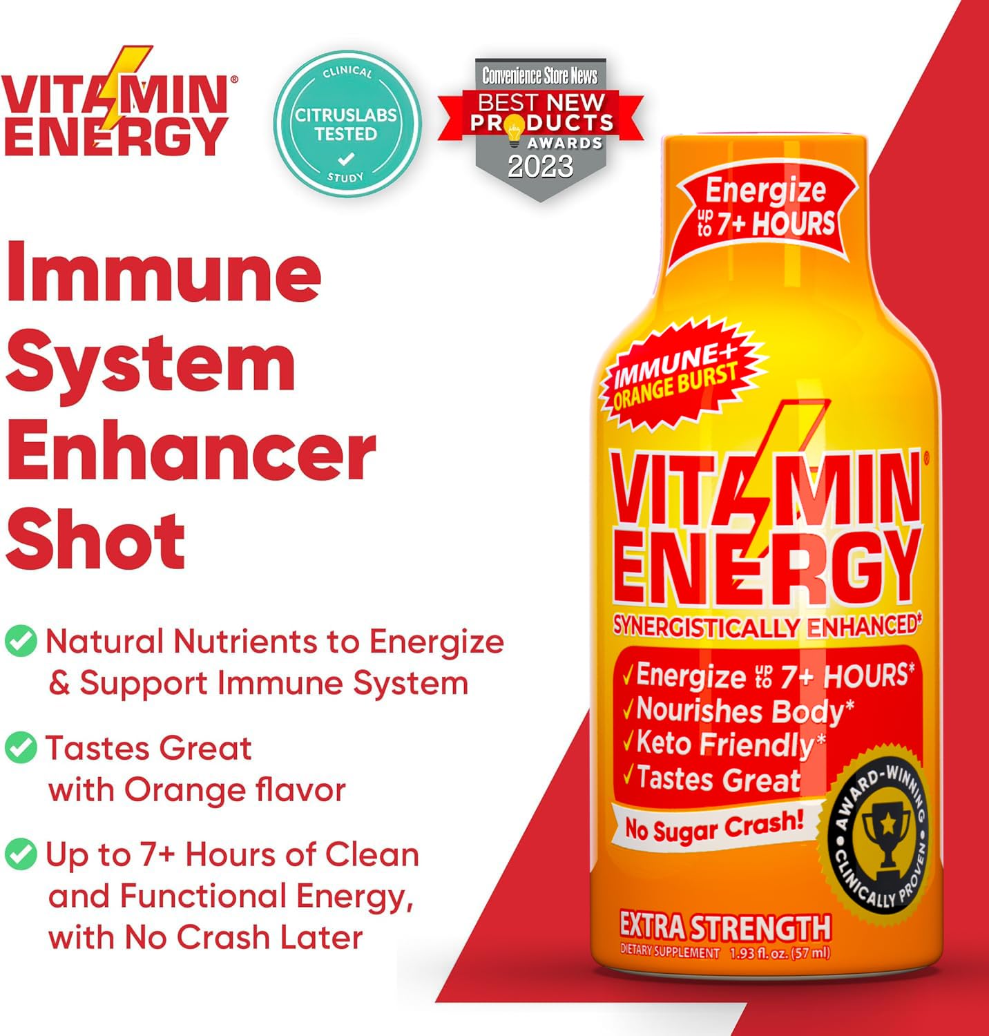 Vitamin Energy, efecto energizante suave para estudiar o entrenar.