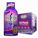 Vitamin Energy botella frambuesa para energía sostenida y concentración