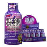 Vitamin Energy Focus+ Frambuesa: botella para energía sostenida y enfoque.