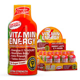 Vitamin Energy Focus+ shot fruta-punch 12pack para energía sostenida y enfoque