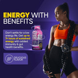 Vitamin Energy Immune+ Shot uva, tapa segura para llevar comodo.