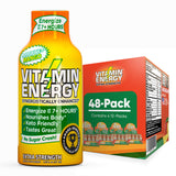Vitamin Energy Immune+ Mango, botella portátil: energía rápida y sabor tropical.