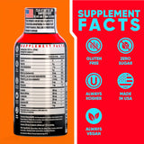 Vitamin Energy Focus+ Mango, botella visible, energía rápida para la jornada