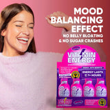 Vitamin Energy Mood+ Shot, tamano-compacto, perfecto para viaje y trabajo.