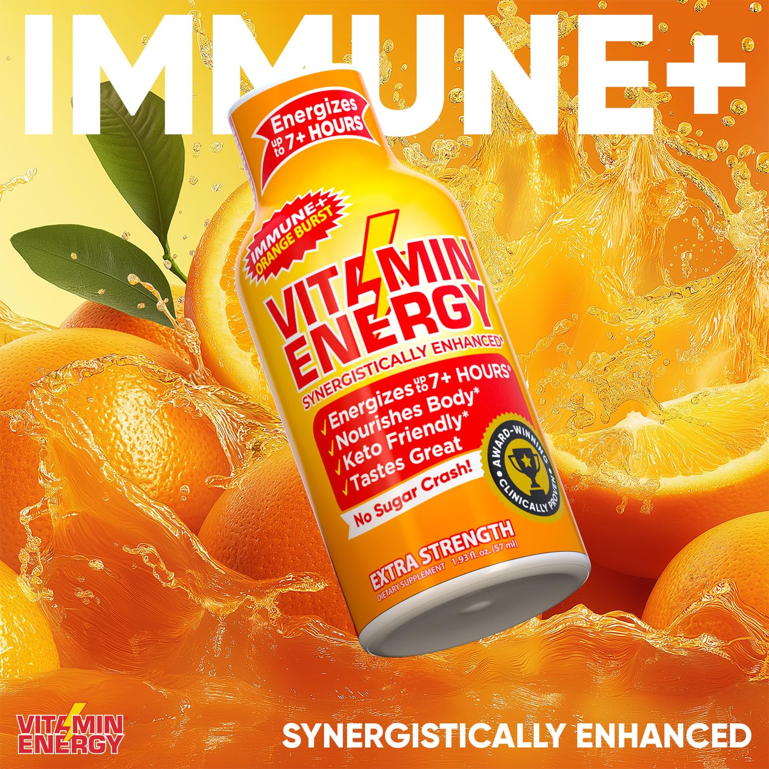 Vitamin Energy, tapa fácil para abrir y tomar sin complicaciones.