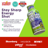 Beber Vitamin Energy en el camino para energía sostenida y enfoque.