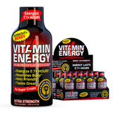 Vitamin Energy Workout: botella frambuesa para energía sostenida durante entrenamientos.