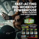 Persona entrenando al aire libre con la bebida Vitamin Energy Workout+