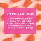 Con Vitaminas C y Zinc, apoyo general.