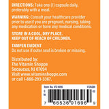 The Vitamin Shoppe NAC etiqueta detalle muestra información clara del producto.