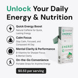 Vitamin-Strips cafeína 30 mg por tira para enfoque sostenido.