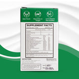 Vitamin-Strips envase práctico con tapa flip-top para uso diario.