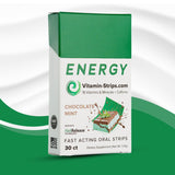 Vitamin-Strips tira energizante Chocolate Menta para impulso rápido y sabroso.