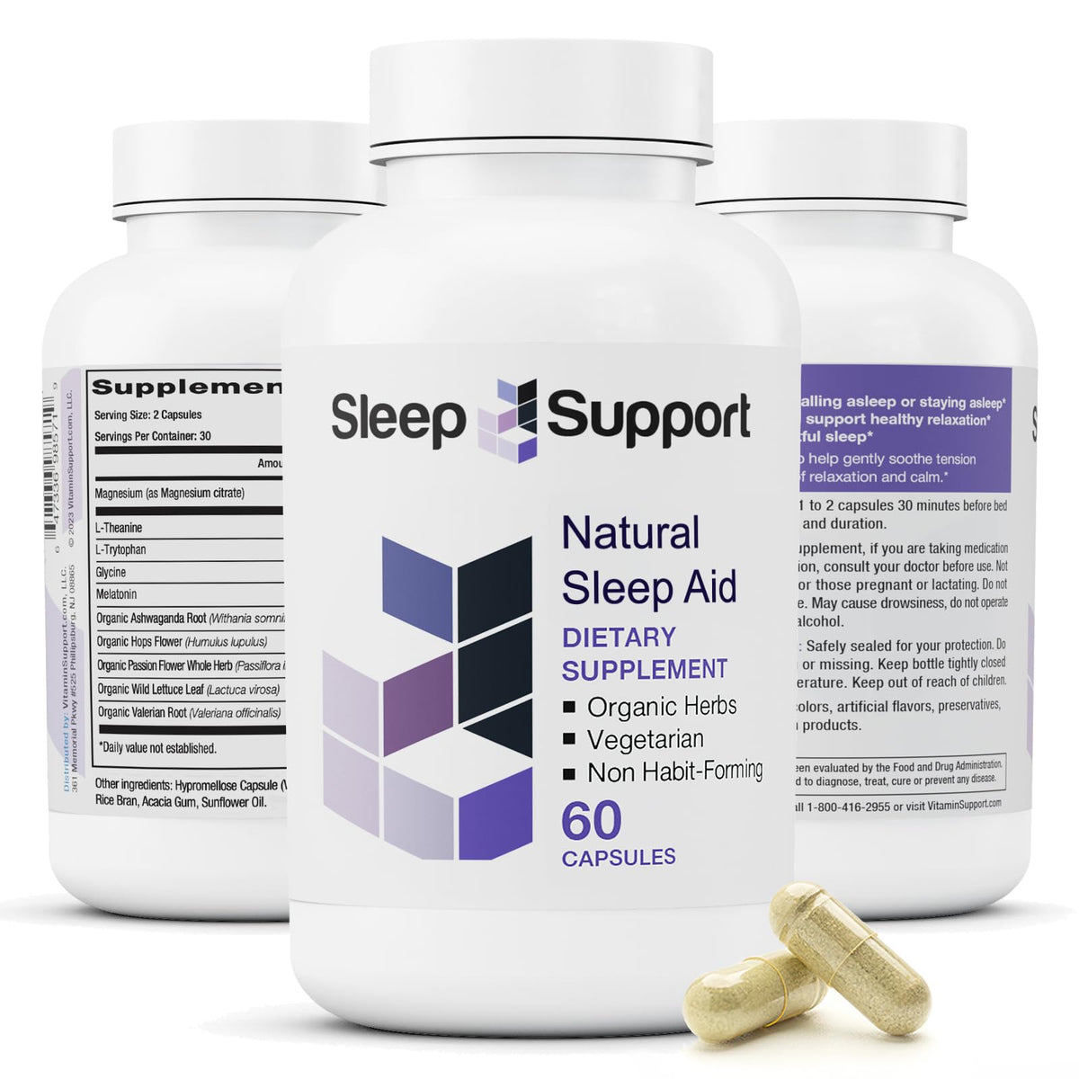 SleepSupport: botella cerca del sueño para apoyo relajante antes de dormir