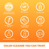Vitamin World Colon Cleanse empaque de calidad y certificación GMP
