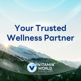 Suministro de 180 cápsulas de Vitamin World Omega-3 para meses de uso.