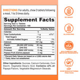 Vitamin World Papaya Enzymes: papaya real para mejorar la absorción de nutrientes.