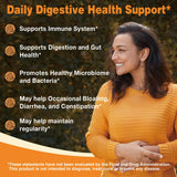 Etiqueta de Vitamin World Probiotico libre de modificacion genetica y gluten