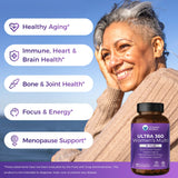 Vitamin World Ultra 360 dos caplets diarios con comida