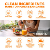 Vitaminally dosis con cuentagotas para dosis precisas.