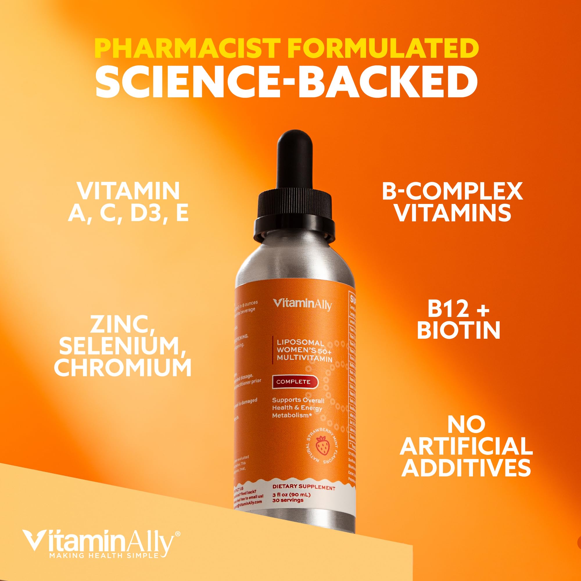 Vitaminally hecho en Estados Unidos con buenas practicas.