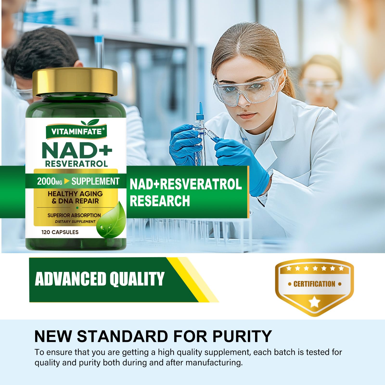 VITAMINFATE NAD+ detalle-de-capsula: apariencia de alta calidad