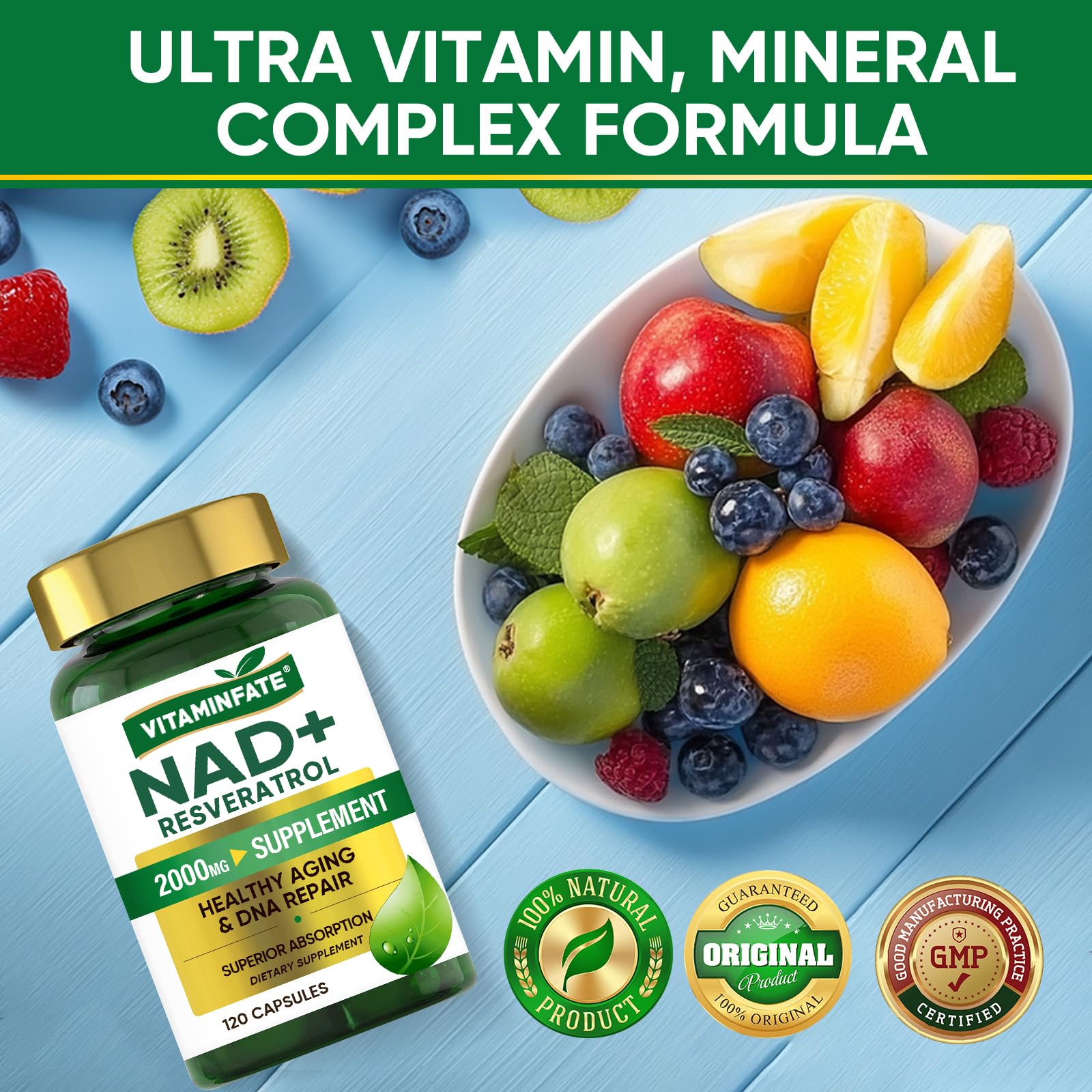 VITAMINFATE NAD+ uso-diario: integra tu rutina