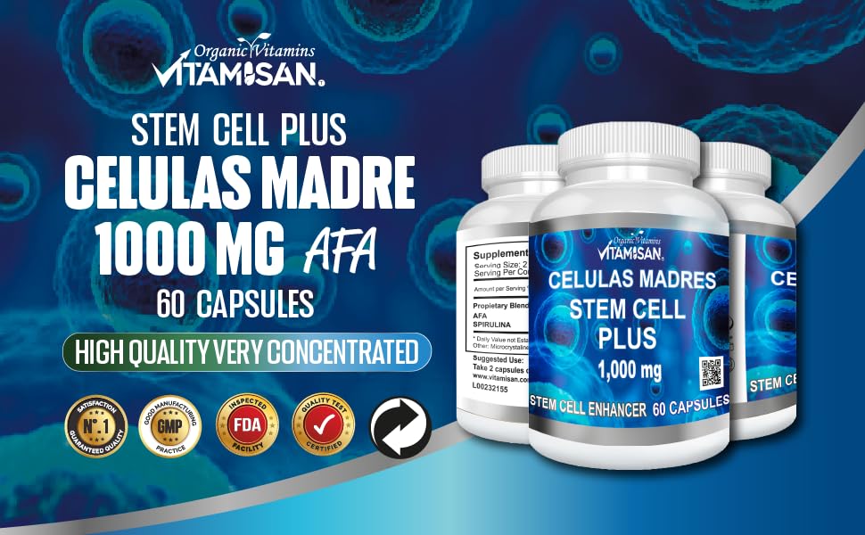 Vitamisan Células Madre almacenamiento compacto y ordenado.