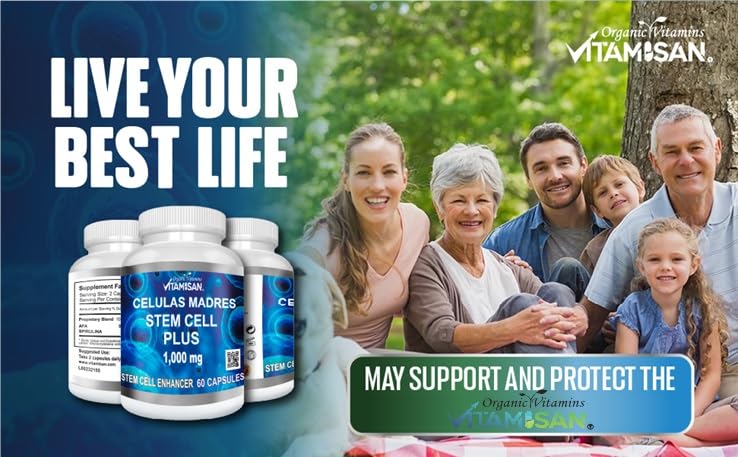 Vitamisan Células Madre estuche para organización y viaje.