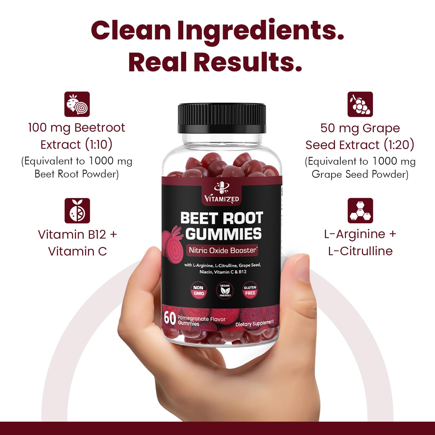 Presentación en pack de VITAMIZED remolacha para consumo diario